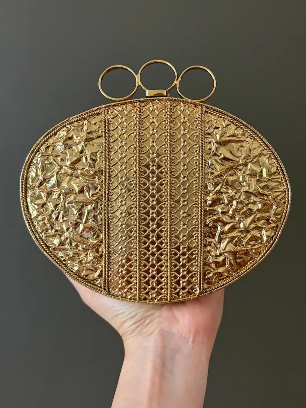 Iridescent Shell Crossbody Bag - Pearl and shard - Picture 6 of 9